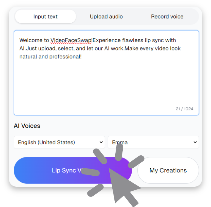 Click Generate