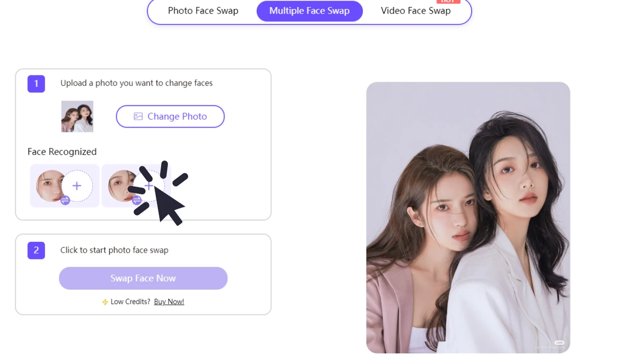 Upload Target Face